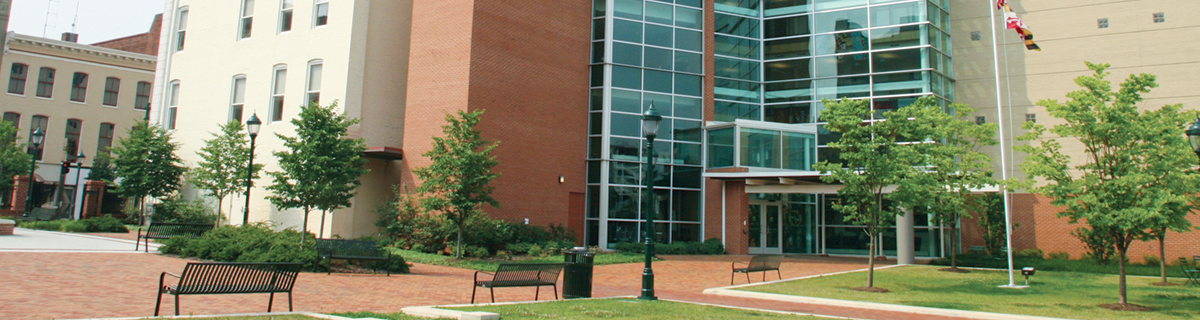 The courtyard of the USM - Hagerstown